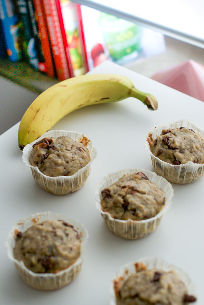 recette muffins banane chocolat 