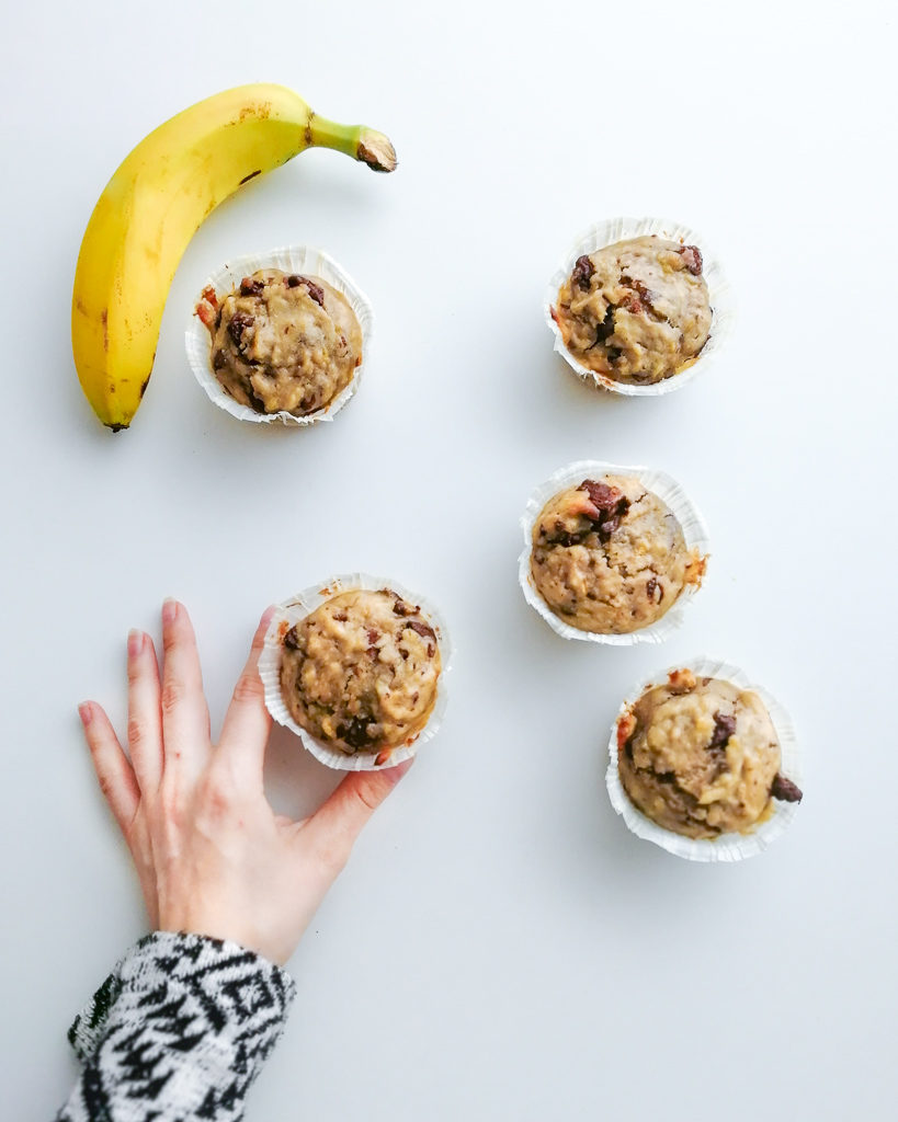 muffins banane chocolat faciles