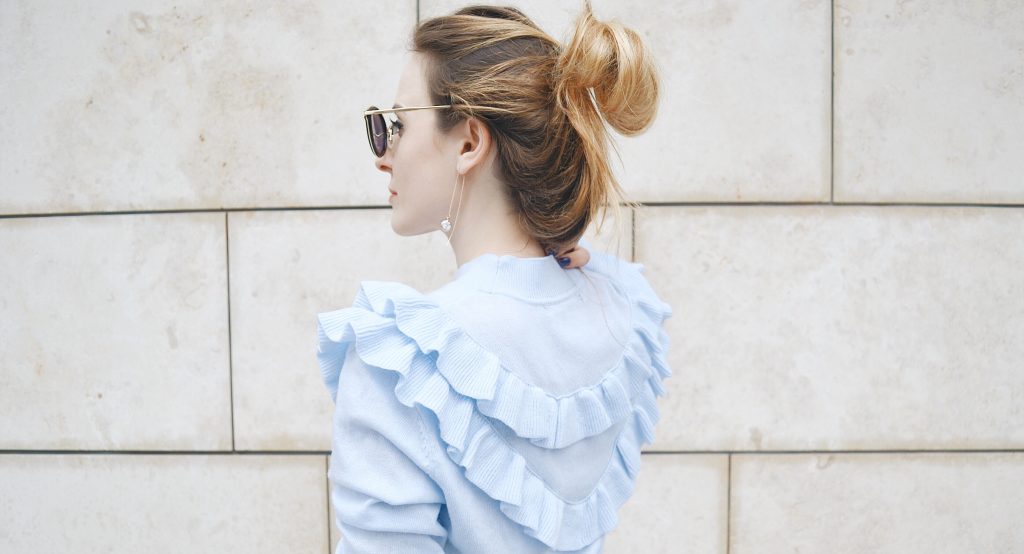 Ruffle top and Easter break